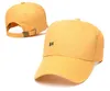 Wysokiej jakości czapka uliczna moda baseballowa męskie damskie projektantki sportowe czapki 10 kolorów Casquette Regulowane czapki dopasowane
