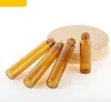 packing 10ml 5ml 3ml Mini Roll On Glass bottle PERFUME Amber Brown GLASS BOTTLES ESSENTIAL OIL bottle Steel Metal Roller ball