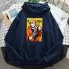 Dessin Animé Japonais Banane Poisson Imprimé Sweat Homme Lâche Vintage Hoodies Doux Vintage À Capuche Harajuku Rétro Hommes Polaire À Capuche H1227