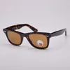 Klassisk polariserad 50mm herrkvinnor solglasögon fyrkantig acetatram verklig UV400 glaslinser solglasögon de sol gafas med accessorie6440834