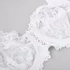 Wingslove soutien-gorge en dentelle transparente pour femmes sous-vêtements sans doublure couverture complète Lingerie non rembourrée 201202