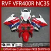 Bodys для Honda RVF400R N35 V4 VFR400 R VFR400R 94-98 80NO.24 RVF VFR 400 RVFF400 R 400RR 1994 1995 1996 1997 1998 VFR400RR VFR 400R 94 95 96 97 98 98 обтекатель Kit Factory Red Blk
