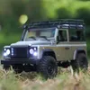 2.4G Four-wheel Drive Climbing Vehicle 4WD Rechargeable Battery Crawler 1/12 LED Lights Vehicle Off Road RC Car