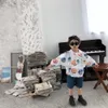 Tonytaobaby Kinder Sommer Neue Kinder Sonnenschutz Windschutz Mit Kapuze Niedlichen Cartoon Langarm Reißverschluss Jacke LJ201126