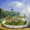 Outdoor Double Room Inflatable Bubble Dome Tent Bubble Hotel 2-4 People With Blower Transparent Bubble House TopQuality