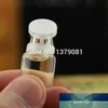 Mini bouteille en verre de 2ML, flacons d'échantillon transparents, bouteille d'huile essentielle vide avec capuchon inviolable, peut imprimer le Logo, livraison gratuite