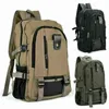35L heren canvas rugzak lichtgewicht grote capaciteit tas vrije tijd reizen outdoor camping multi-pocket rugzak trekking G220308