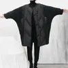 ダウンジャケット女性冬のファッションブラックバットスリーブロングウェア201103