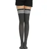 Woman Socks Long Striped Stockings Sexy Women Thigh High Socks For Ladies Girls Knee High Women New Fashion