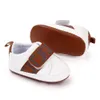 Pasgeboren eerste wandelaars babyschoenen jongen meisje klassiek PU-leer zachte zool antislip peuter baby kindersneakers