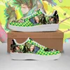 DIY Anime Fan Sneakers Ayakkabı Çizmeler Joseph Joestar Jojo Hediye Fikir Mens Eğitmenler Nefes Örgü Atletik Yol Koşu Nastik