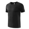 Многоцветная быстросохнущая спортивная футболка с коротким рукавом, трикотажные изделия для спортзала, футболка для фитнеса, футболка для бега, мужская дышащая спортивная одежда