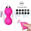 Nxy Eggs Kegel Ballen Vibrator 10 Speed ​​Cisperende Ei Speeltjes voruw afstandsbeniening vaginale strakke oefening stripeed stypulator 0125