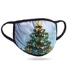 DHL Máscara LED Diseñador de Navidad Máscaras faciales Máscaras de algodón Decoraciones navideñas Máscara Protector solar A prueba de polvo Colgante Tipo de oreja Luminoso M4093263