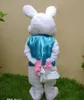 Costumes de mascotte de lapin de pâques professionnel faucon en peluche de luxe lapin adulte Bugs Bunny