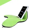 Multi-Angle Soft Pillow Lap Stand for Tablets, iPads, Mobile Phones, eReaders, Books, Magazines, Fits Upto 12.9" Pad(Grass Green)