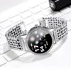 Smart Watch Women Charm Charm Diamondstudded Steel Band Watches IP68 Bracciale Waterproof Bracciale Frequenza cardio
