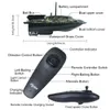 EU/US Flytec Camouflage RC Boat 500M Remote Control Wireless Fishing Lure Bait Boat With LED Night Light Radio Control Speedboat