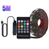 LED-strips 5050RGB Lijm Drop Waterdichte TV Sfeer Lichten met Set USB Music Afstandsbediening Lichtstrook DC5V Achtergrondlamp