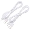 1M White Type C Micro USB Cables Sync Data Charging Charger Wire Cord for Samsung S9 S10 Xiaomi Smartphone