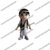 Halloween Arab young man doll Wolf Mascot Costume Cartoon animal theme character Christmas Carnival Party Fancy Costumes Adults Size Outdoor Outfit