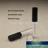 300 unids 8ml Clear PS Vacío Tubo de lápiz labial Lip Balm Tubo Lipstick Containerbottle Lip Gloss Tube / Cepillo / Cap