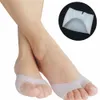 1 Pair Super Soft Silicone Toe Sleeve Ballet Shoe High Heels Toe Pads Gel Foot Care Tool For Protecting Toe Separators