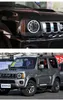 Hohe/Abblendlicht LED Kopf Licht Für Suzuki Jimny 20 07-20 17 DRL Scheinwerfer Montage Stream Drehen signal Winkel Auge Birne