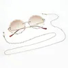 Pearls Okulary przeciwsłoneczne Łańcuchy z łańcuchem maski z zapięciem homara dla kobiet projektantki mody okulary linowe 85 cm 12PCSLOT6673081