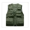 Men Unloading Tactical Vest Coat Fashion Men's Summer Pographer Waistcoat Mesh Work Sleeveless Jacket Tool Many Pocket Vest 201127