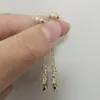 Have stamp fashion letter hoop diamond double gold earrings aretes orecchini for women party wedding lovers gift jewelry with box 4082909