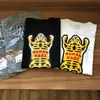 T-shirt wykonany przez człowieka koszulki z nadrukami mężczyźni kobiety lato Slub bawełna t shirt ubrania Harajuku Streetwear tshirt Hip Hop odzież sportowa X1214