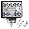 Barre lumineuse de travail Led de 4 pouces, 12v 24v, pour camion tout-terrain, véhicule agricole, Bus, bateau, phare antibrouillard, assemblage de phares de voiture