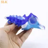 mini conch water pipe hot selling glass bong porous glass bowl silicone smoking pipes for smoking tobacco 4.72" bongs