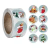 500 stks / roll NIEUW Roll Pack Christmas Sticker voor Vakantie Gift Decor DIY Gift Verpakkende Decoraties Xmas Stickers Navidad Decoraties