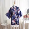 ملابس نوم للسيدات Bzel 2021 أردية الساتان للعرائس العروس Bridemaid Ret Robe Sexy Pijama Bathrobe Liegown Women Kimono