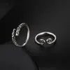 Golden Hoop Ring Classic Vintage Jewelry For Women Men Gift Punk Rings