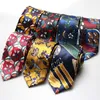 Neck Ties Sitonjwly Leisure Polyester For Men Floral Print Necktie Wedding Business Suits Corbatas Gravatas Cravat1