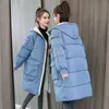 Parka moyenne et longue pour femmes hiver nouveau manteau de pain de grande taille sur le genou manteau d'hiver épaissi doudoune 806D 201110