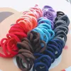 50Pcs/Bag 4CM Nylon Candy Color Elastic Band For Baby Girls New Fashion Ponytail Kids Hair Rings Christmas Scrunchies Jewelry