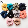 Freier DHL 200+ Blumen Flamingo Fest Houndstooth Tupfen-Frauen-Haar-Riegel Accesorios Scrunchie Pferdeschwanz-Haar-Halter-Seil scrunchy Haarband