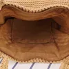 Nxy shopping väskor påse sommarstrand rotting handgjorda halmhandväskor väver på tote handtag stickad rotting 220128