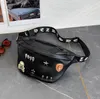 borsa da uomo all'ingrosso street trend rivetto borsa a tracolla punk borsa da petto in pelle moda uomo borse da ciclismo per il tempo libero all'aperto in pelle