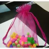 bolsas de organza regalo de cumpleaños de boda multicolor varios tamaños para elegir accesorios de joyería