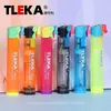 Новый Mini Tleza Gaz Light Refillable ветрозащитный бутан огненный стартер шлифовальный руль зажигают голубое пламя надувной зажигалки мужчины гаджет подарок