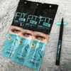 Preto delineador líquido cosméticos maquiagem de olho lápis impermeável para mulheres em 12 edições