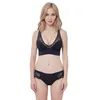 Sexy dentelle profonde plongée sans fil ultra mince coupe gilet soutien-gorge et culotte ensemble hauts soutien-gorge lingerie ensemble sous-vêtements pour femmes sous-vêtements Y200708