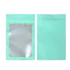 Resealable Colorful Mylar Zipper Lock Food Storage Bags With Clear Window For Food Self Sealing Storage Moisture Proof bags