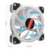 Fläktar Kylningar 12cm Silent Symphony Lysous Crystal Clear Computer Cooling Fan RGB Case