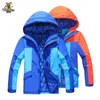 Ragazze Ragazzo Cappotto Capispalla Giacca a vento Giacca impermeabile per bambini 2020 Autunno Inverno Bambini Caldi Felpe Fit 3-15 anni LJ201007